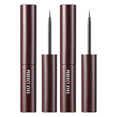 TONYMOLY Perfect Eyes 超防水眼線筆, 02 超級棕, 2支