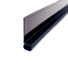 Changteumi L型自黏式上下擋風門縫條 小型 黑色, 1個