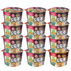 OTOKI 不倒翁 碗裝海鮮風味烏龍湯麵 100g, 12入