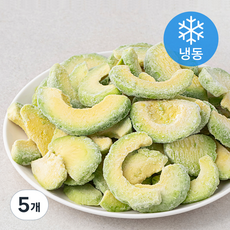 아보카도 슬라이스 (냉동), 500g, 5개