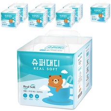 SUPER DADDY Real Soft黏貼型尿布 男女通用, 大號 (L), 272張