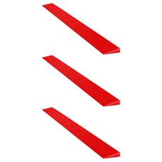 ReadyBox 安全房門門檻斜坡板 門檻斜坡支架, 3個, 紅色