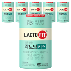 Chong Kun Dang 鍾根堂 LACTO-FIT 孩童益生菌粉隨身包 60條入, 120g, 6罐