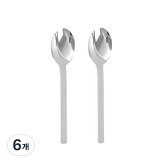 해모 윌리브 국산 304스텐 피노 아동커트러리 스푼, 실버, 단품, 6개