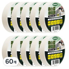 스코라 페인팅 거친 표면 마스킹 테이프 화이트 20mm x 20m, 60개