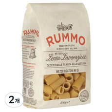 RUMMO 路莫 Rummo Mezzi Rigatoni 義大利管麵, 2個, 500g