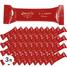 핸드립 분쇄원두커피 에티오피아 예가체프 G.2 60p, 600g, 3개, 핸드드립