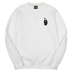 okstar 男女通用迷你連帽Brodog刺繡特殊雙面大學T