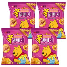꿀꽈배기 농심, 90g, 4개