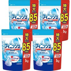 finish 洗碗機專用餐具小蘇打洗滌粉 0561, 1kg, 4包