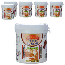 延壽堂 羅漢果枇杷風味 草本草藥喉糖 古法煉製, 130g, 6罐