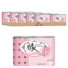 情人 捲筒式衛生紙, 6捲, 10袋