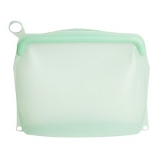 OUTSY 可密封 果凍QQ 矽膠食物夾鏈袋 顏色隨機 500ml 90g, 小巧款(18.8 x 4.6 x 16.5cm), 1個, 1個