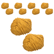 태광 마크라메 실 60합 4mm, 05 머스터드, 10개