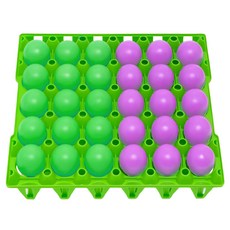 JUNBI雞蛋盤賓果桌球遊戲組, 綠色, 1套