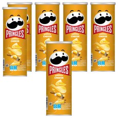PRINGLES 品客 香濃起司口味洋芋片, 102g, 6罐
