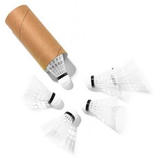 Regail 知音 羽毛球, 白色, 1個, 6入