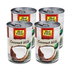Real THAI 椰漿, 4個, 400ml