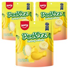 AMOS 阿摩司 Peelerz剝皮香蕉軟糖, 3包, 252g