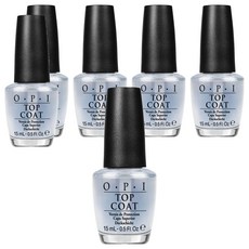 오피아이 탑코트, 투명, 15ml, 6개