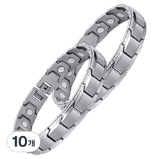 Potenkit 時尚手鍊 銀色 22 x 1.2 cm, 10個