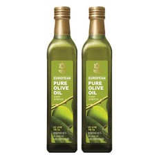 CJ BEKSUL 白雪 CJ 白雪 歐式純橄欖油, 2個, 500ml