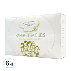 簡約溫和棉花棒, 200入, 6個