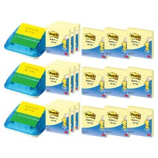 3M 便利貼彈出式分配器 C-4214 + 彈出式筆芯 KR330 3p 套裝, 黃線（彈出式筆芯）, 3組