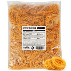 comet 黃色橡皮筋 1kg 70 x 1.3 mm, 黃色, 1個