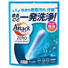 Attack ZERO 極效洗衣霸, 16顆, 1袋