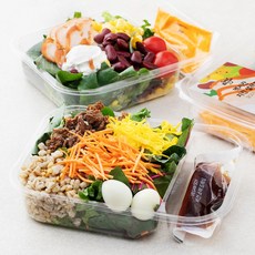 스윗밸런스 멕시칸 치킨 샐러드 210g + 오리엔탈 비프 샐러드 210g 세트, 420g, 1세트