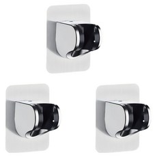 小麥購物 蓮蓬頭架 38g 3個, 銀色