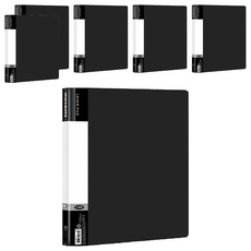 Data Line 左上板夾 + 右中強力夾 dl_06103e A4, 黑色, 6入