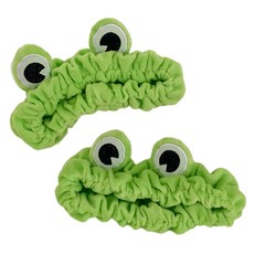 青蛙洗臉髮帶, 混色, 2個