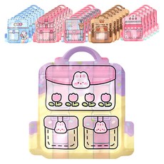 可愛迷你書包造型夾鏈袋, 30個, 隨機出貨