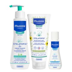 mustela 慕之恬廊 孩童Stelatopia洗面霜 200ml+Stelatopia潤膚膏 200ml+Hydra身體乳 50ml, 1組