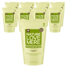 NATURE LOVE MERE 然自母愛 奶瓶清潔液補充包, 500ml, 9包