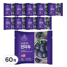 넛츠팜 씨를 뺀 건자두, 30g, 60개