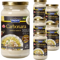 OTTOGI 不倒翁 奶油培根義大利麵醬, 360g, 6罐