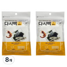 집사람 국산 일회용 다시백, 8개, 50개입, 중(M)