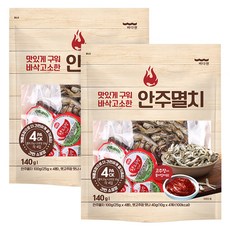 바다원 간편한 구운 안주멸치+고추장, 140g, 2개