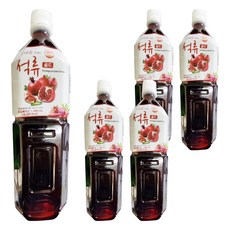 파낙스 참다음 석류 골드 음료베이스, 1.5L, 5개