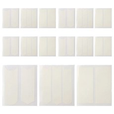 GLOSSYBLOSSOM 法式美甲貼紙套裝 (3個) - 輕鬆打造完美法式美甲, 圓弧角, 5包