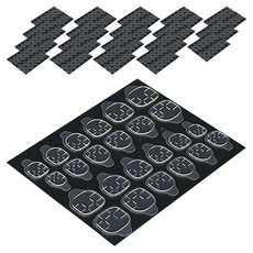 凝膠型美甲片雙面膠帶貼紙, 單一顏色, 20個