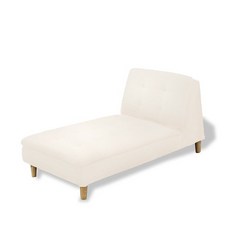 LIVING MORE 簡潔無扶手沙發長椅套, 奶油