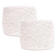 Knit Love 純棉筒紗編織線 18合, 單一顏色, 2個