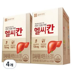 종근당건강 헬씨칸 밀크씨슬 영양제, 4개, 22.5g