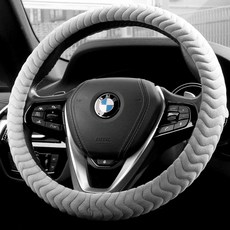 Benauto 軟圈超細纖維方向盤套, 城市灰