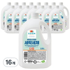 줌 베이직 베이킹소다 담은 액체 세탁세제, 2.5L, 16개