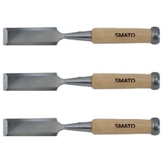 smato 木工鑿 木柄 SM-FC19W C1092992, 3個